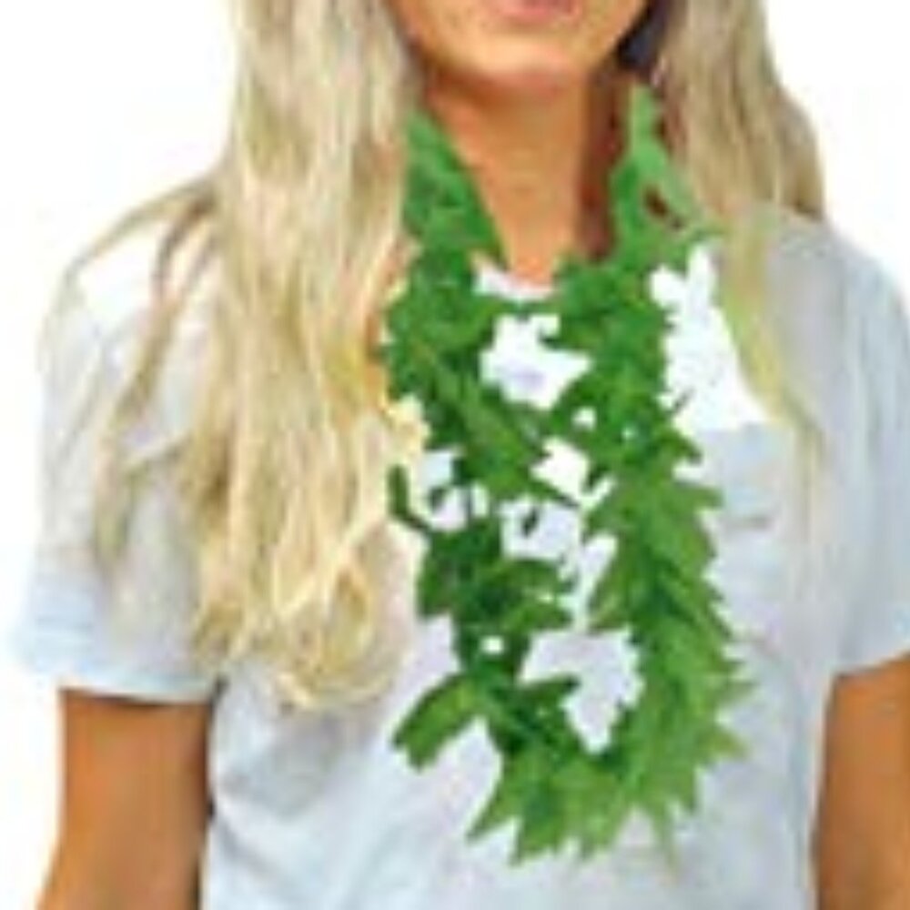 Novelty Tropical Green Pot 420 Leaf Cool Necklace